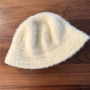 Urban Outfitters Soft White Bucket Hat